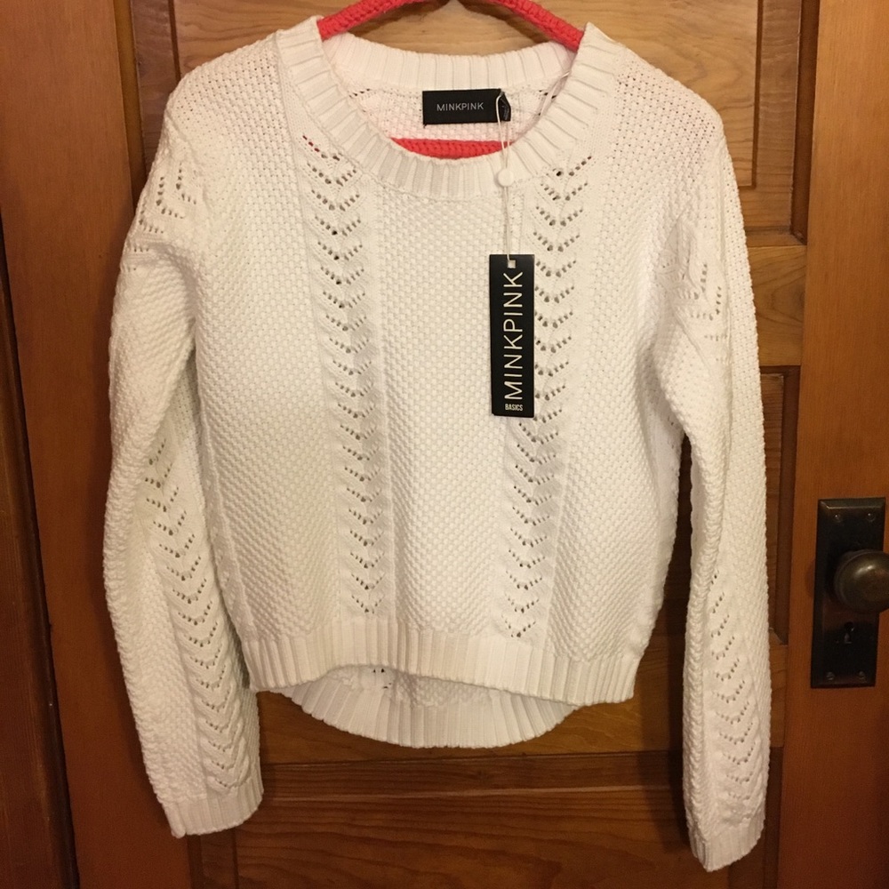 🆕 NWT MINKPINK Dream Away Sweater